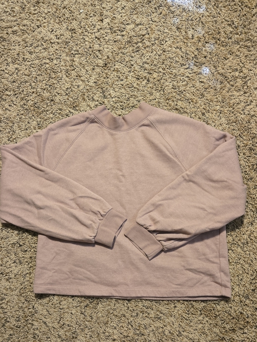 UpWest Mauve Mock Neck Sweater